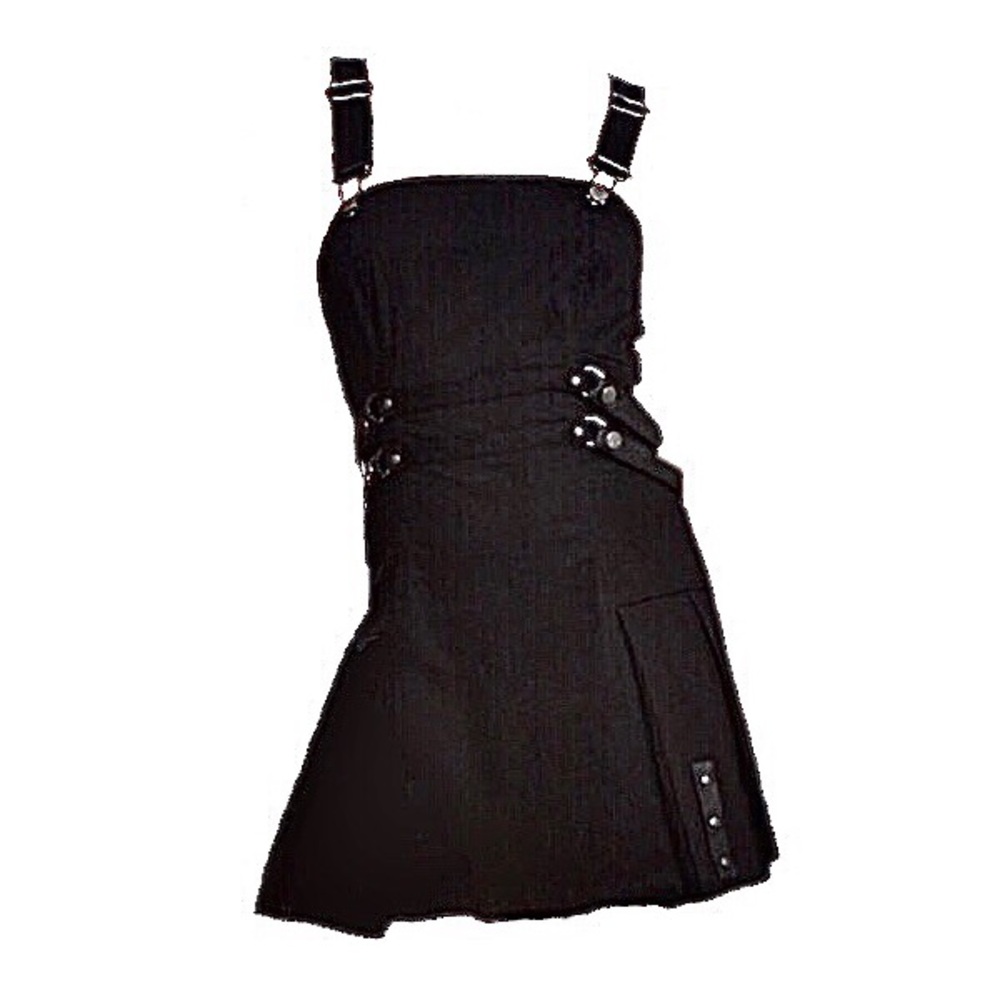 Punk Dress With Bondage Straps